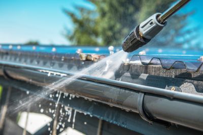Commercial Gutter Cleaning!